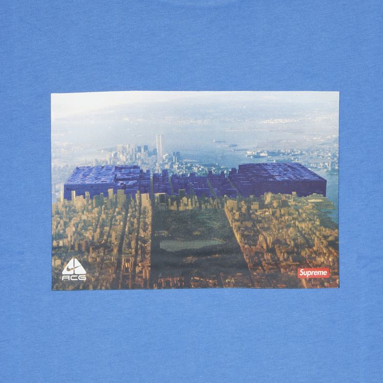 Supreme x Nike ACG Grid Tee Blue