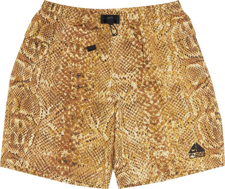 Supreme x Nike ACG Nylon Trail Short 'Gold Snakeskin'