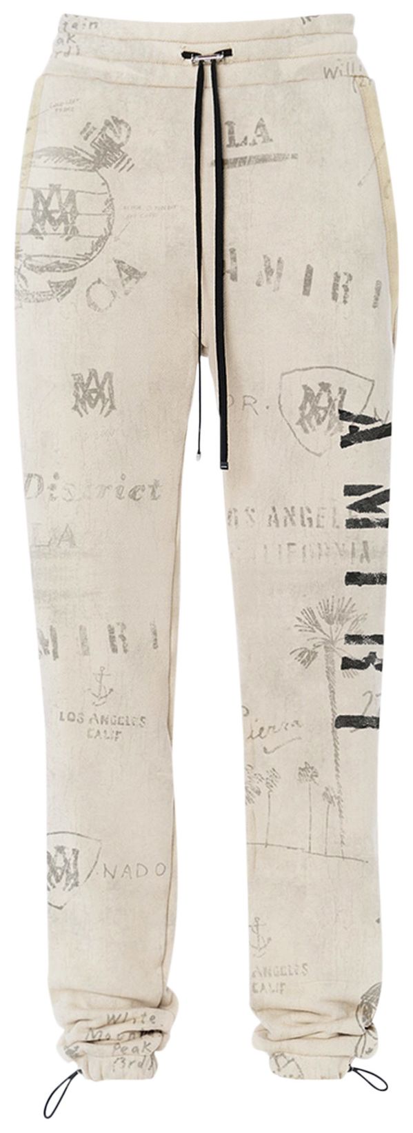 Amiri Army Stencil Sweatpant Alabaster
