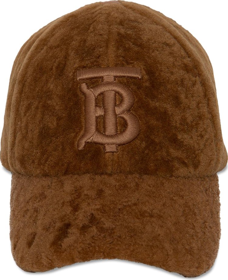 Burberry Teddy Logo Baseball Cap Brown