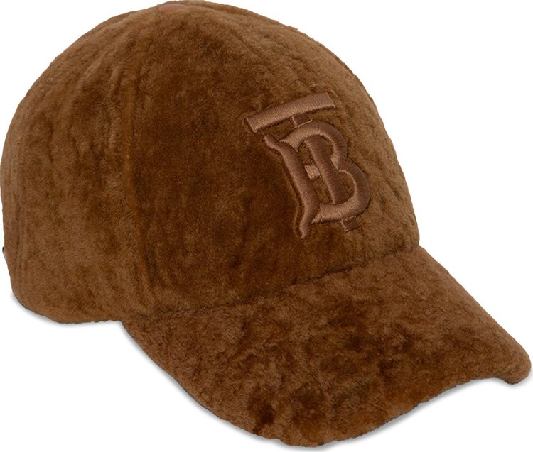 Burberry Teddy Logo Baseball Cap Brown