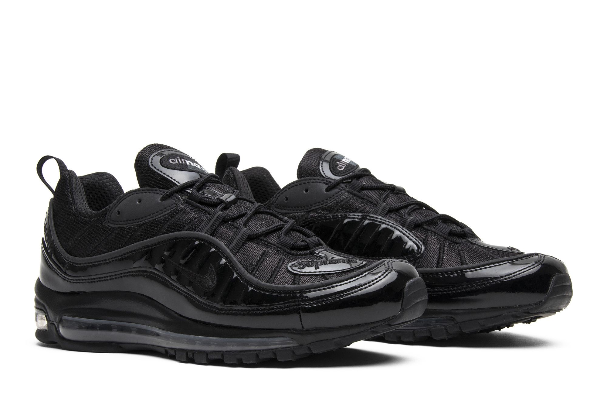 Buy Supreme x Air Max 98 'Black' - 844694 001 | GOAT