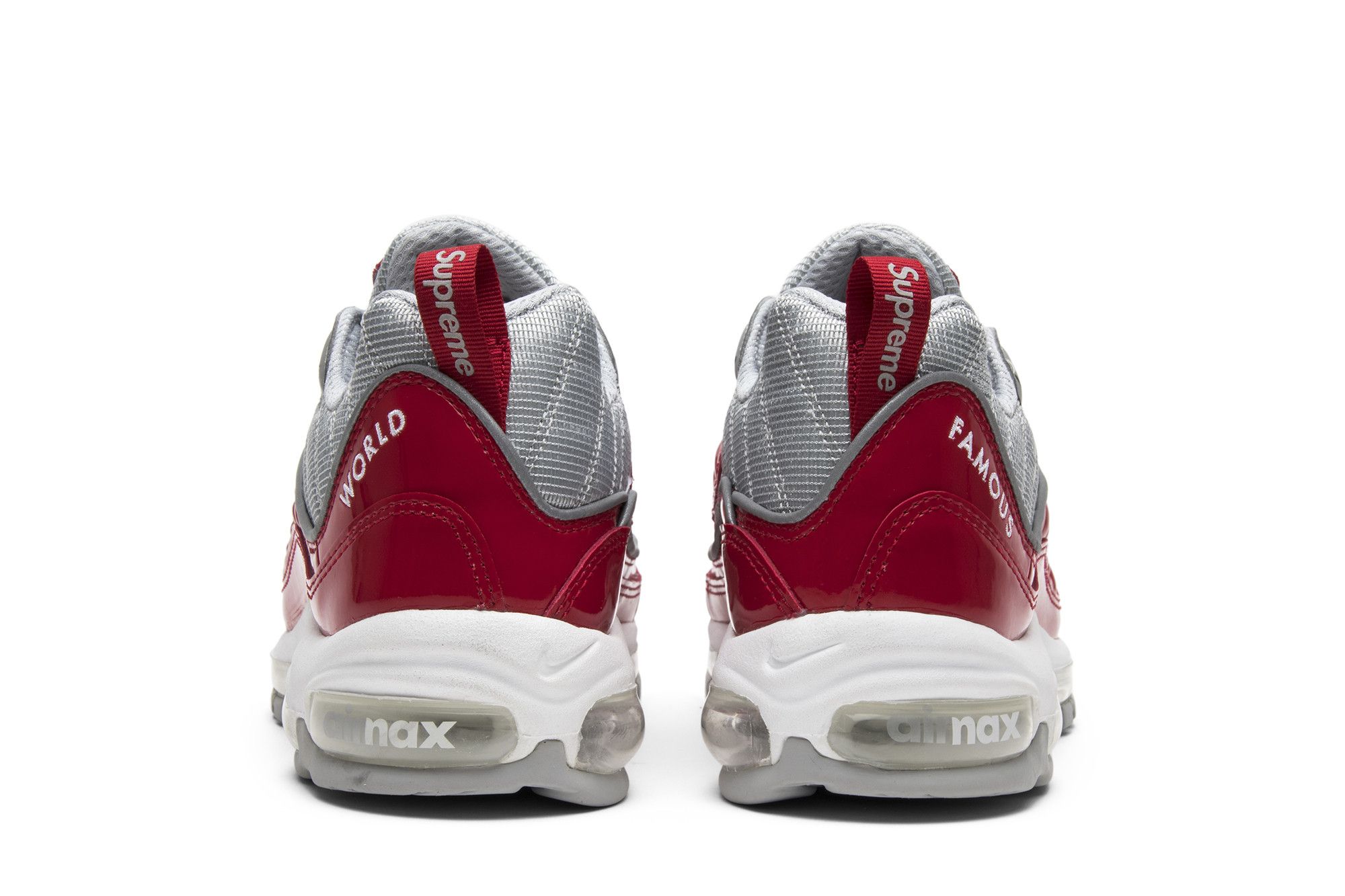 Buy Supreme x Air Max 98 Red 844694 600 GOAT