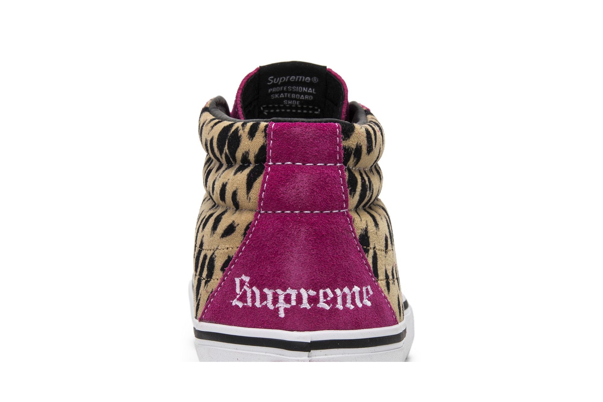 靴 SUPREME VANS Sk8-Mid Pro US10 Supreme X Sk8 Mid Pro 'Cheetah Velvet' - Vans - VN0A347UOPK