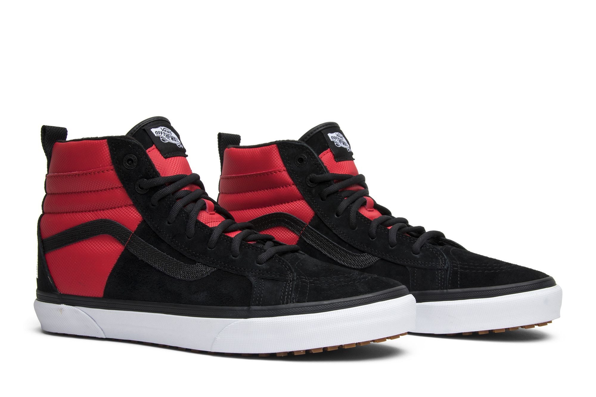 North face vans red top