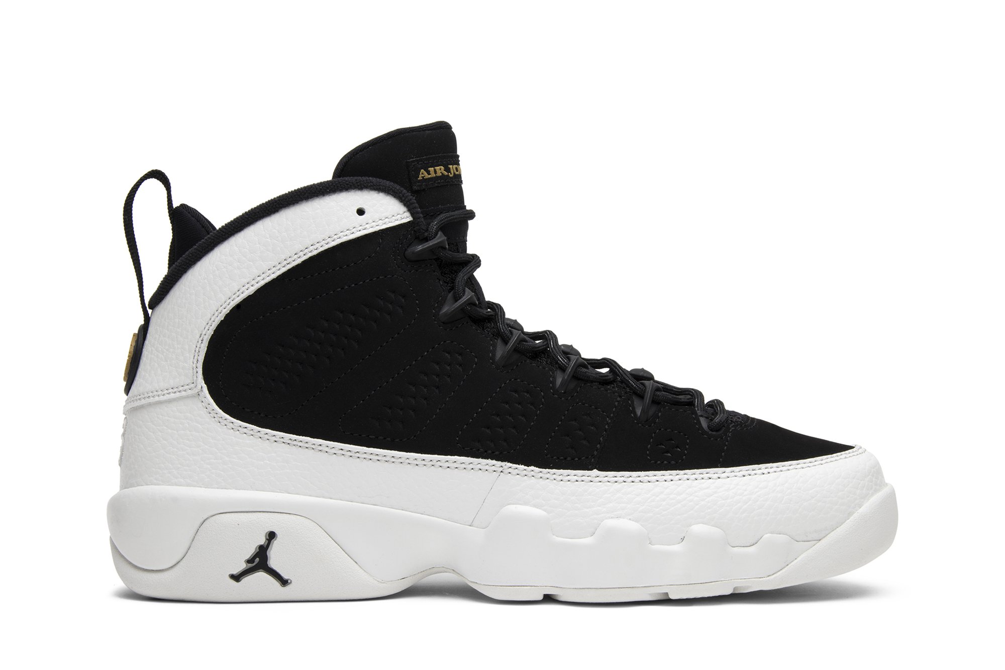 black white jordan 9