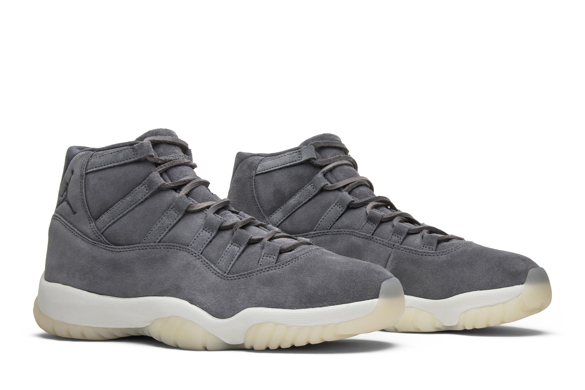 Jordan 11 black suede top