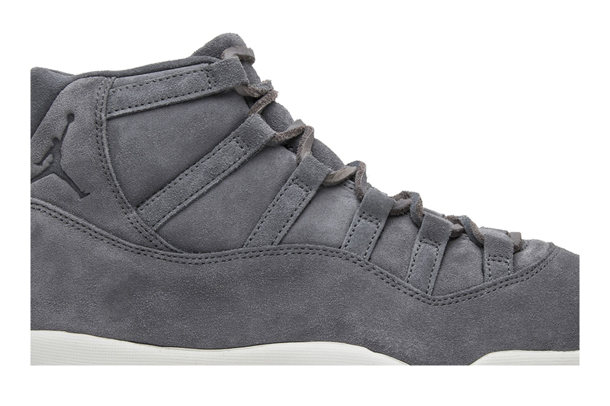 Jordan 11 grey suede shop