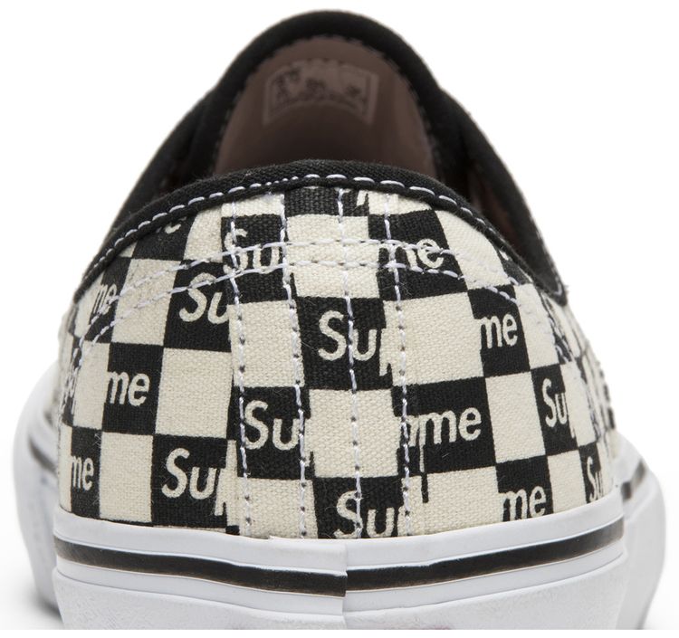 Vans Supreme x Authentic Pro Checkered Black