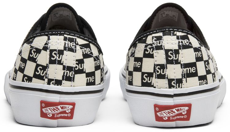 Vans Supreme x Authentic Pro Checkered Black
