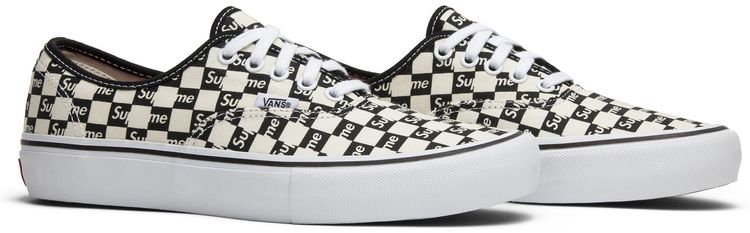 Vans Supreme x Authentic Pro Checkered Black
