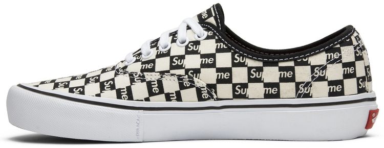 Vans Supreme x Authentic Pro Checkered Black