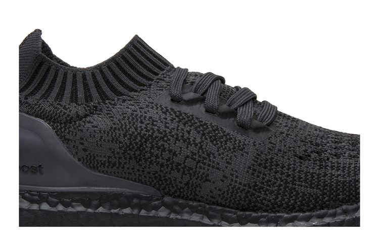 Uncaged Triple Black Ultra Boost Uncaged Black Blue Buy - Main Image