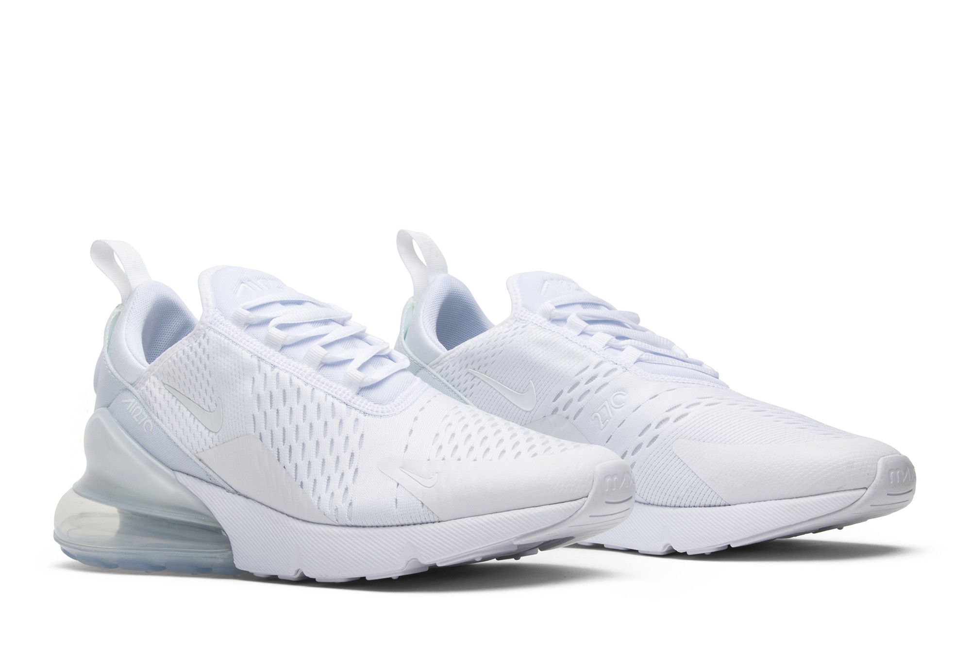 Womens nike air max 270 triple white cheap