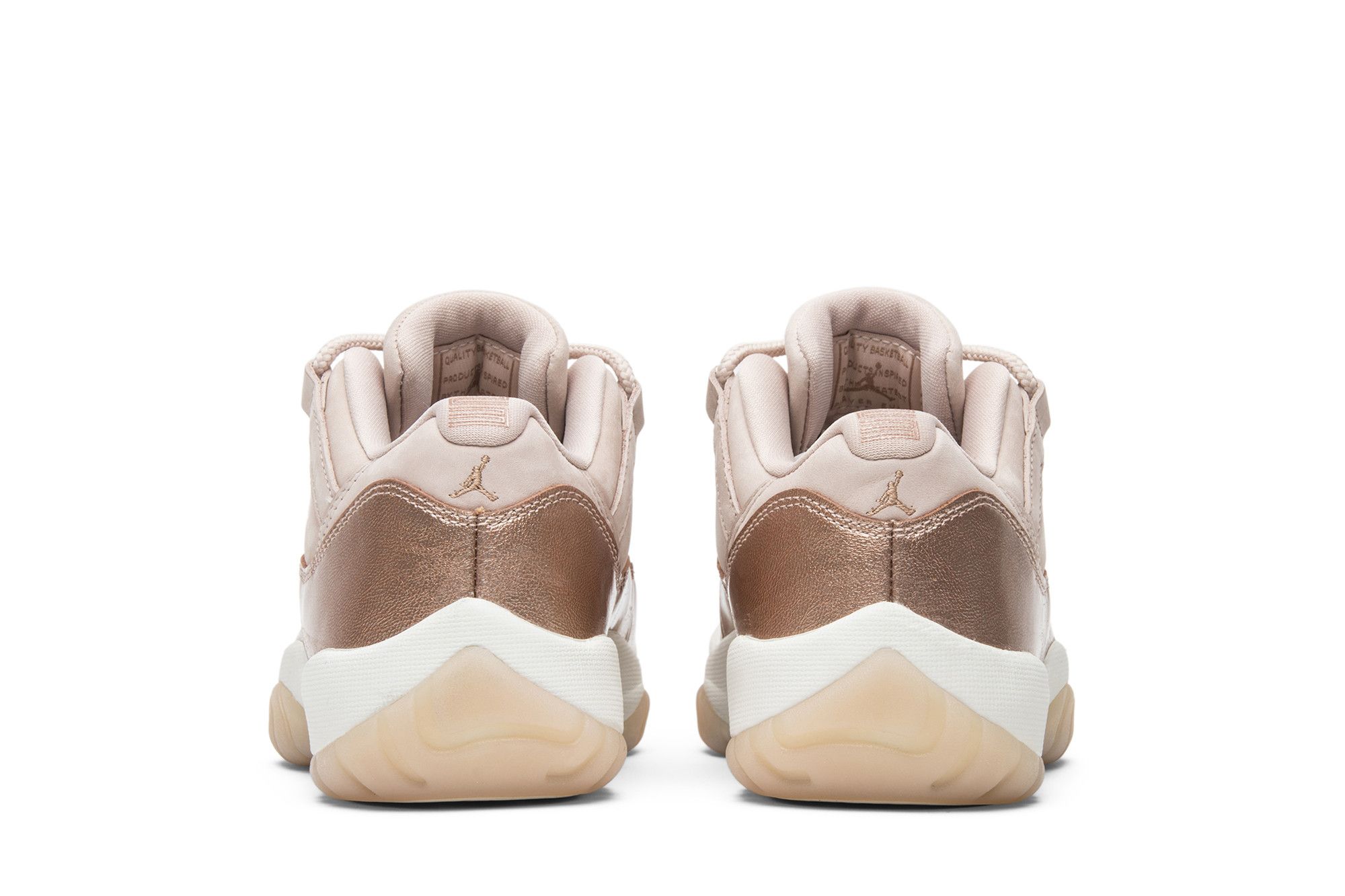 Womens air jordan retro 11 low rose gold store