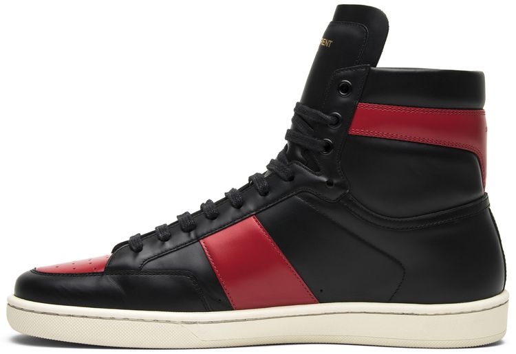 Saint Laurent SL 10 High Top Sneaker Red