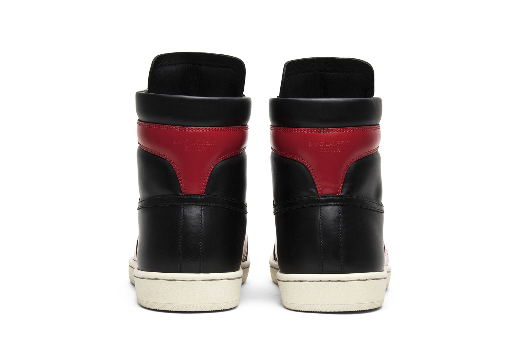 Black and red saint laurent sneakers clearance