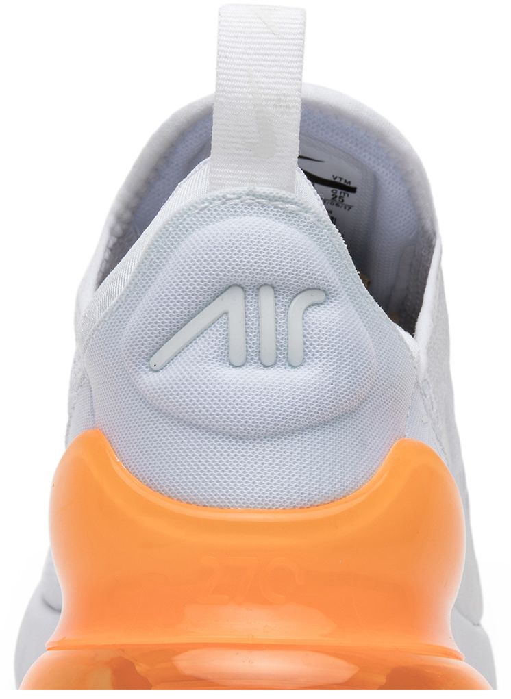 Nike Air Max 270 White Total Orange