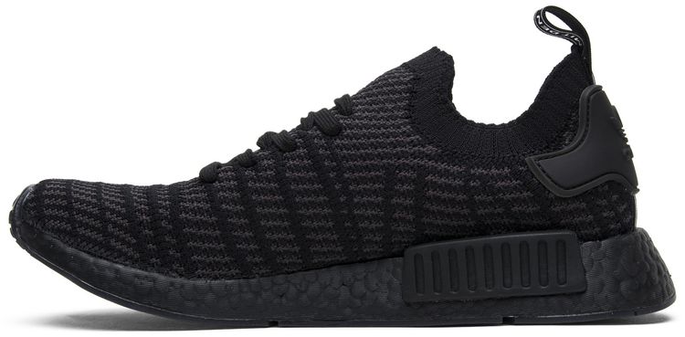Adidas NMD R1 Primeknit STLT Triple Black