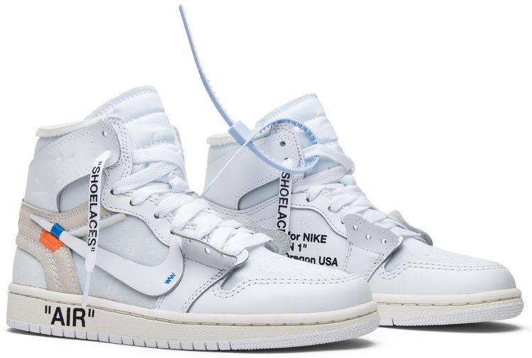 Off White x Air Jordan 1 Retro High OG BG White 2018