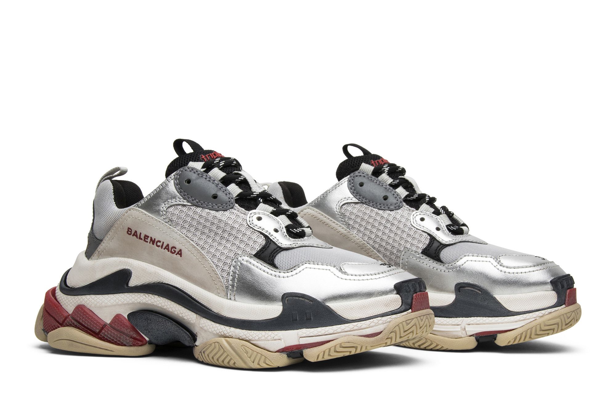 Buy Balenciaga Triple S Sneaker 'Silver' 2018 - 512175 W09O3 1081