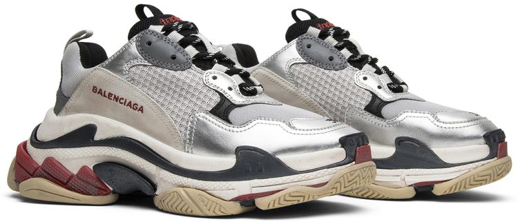 Balenciaga Triple S Sneaker Silver 2018