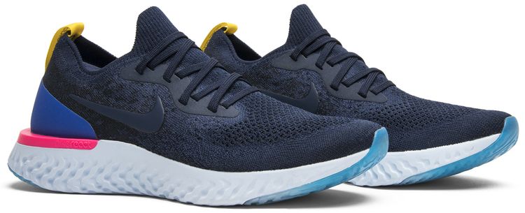 Nike Wmns Epic React Flyknit College Navy
