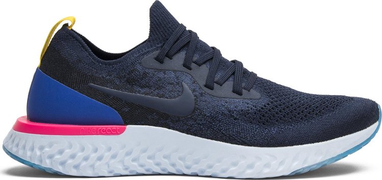 Buy Wmns Epic React Flyknit 'College Navy' - AQ0070 400 | GOAT