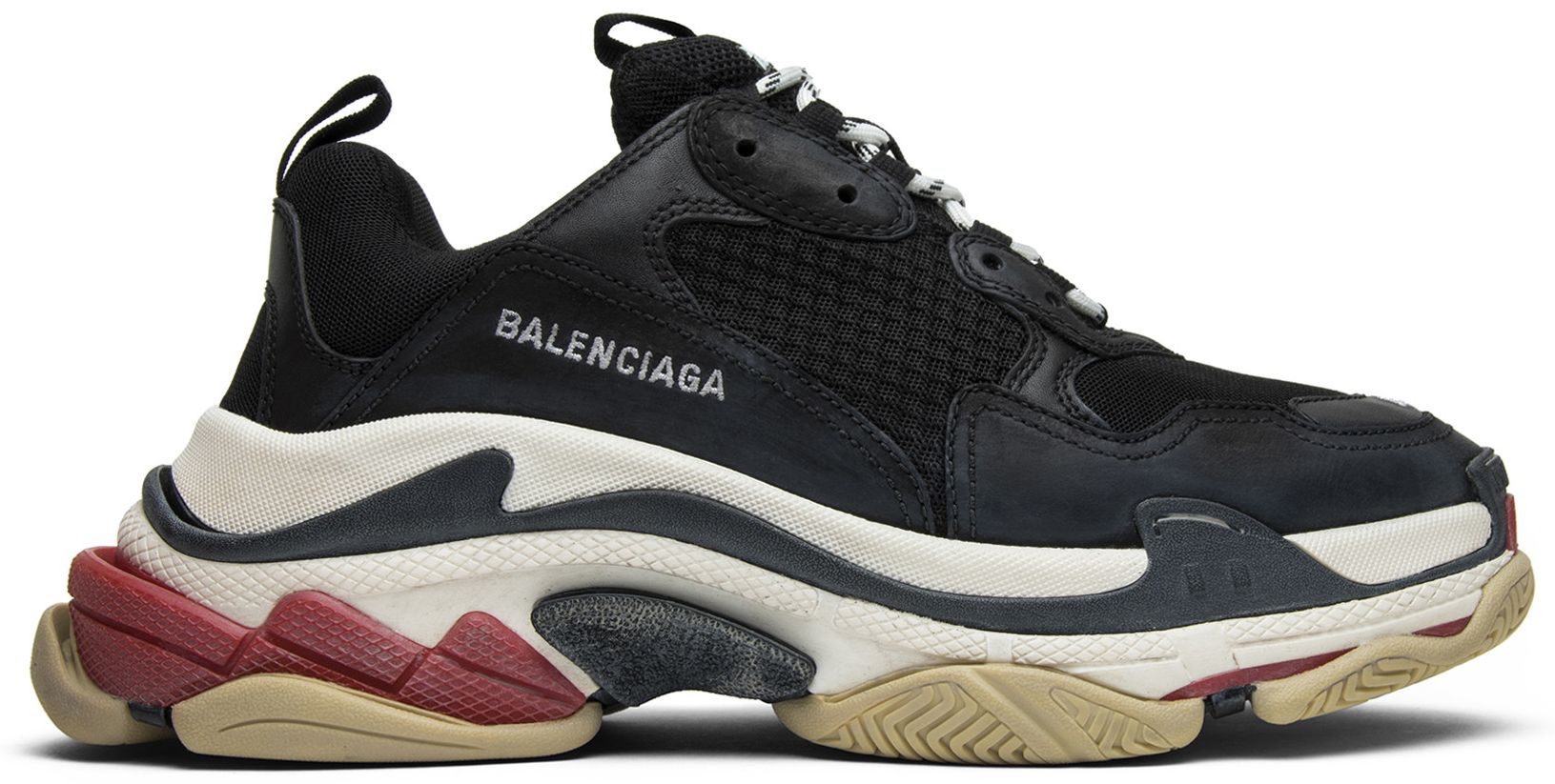 balenciaga triple s black price