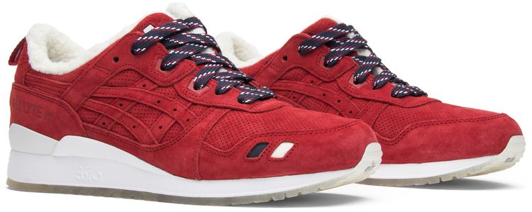 Kith x Moncler x ASICS Gel Lyte 3 Red