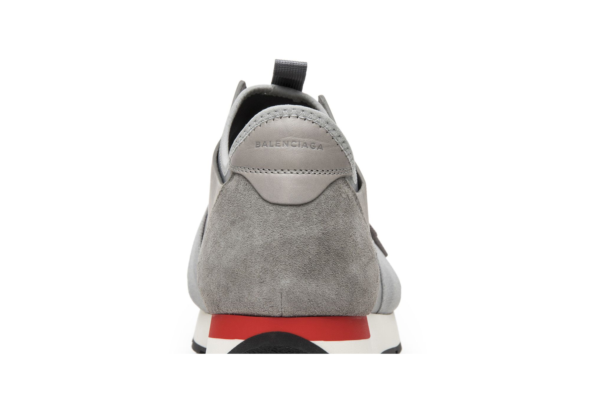 Balenciaga race runners grey top