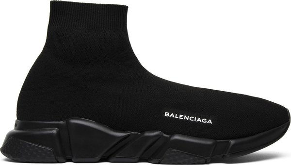 Buy Balenciaga Speed Trainer Mid 'Triple Black' - 485625W05G01000 | GOAT