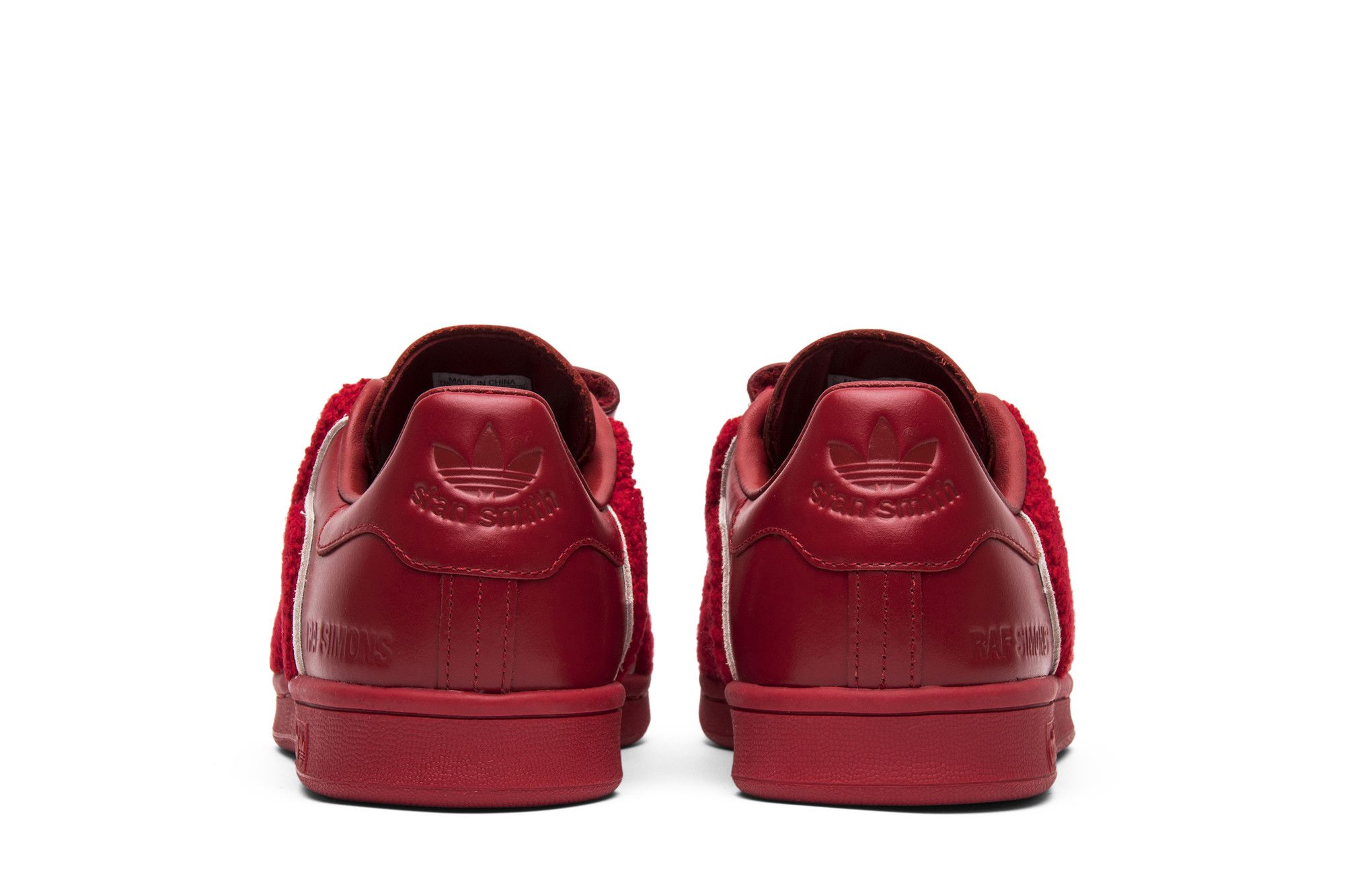 Size 4.0 Raf Simons x Stan Smith Comfort Badge Power Red