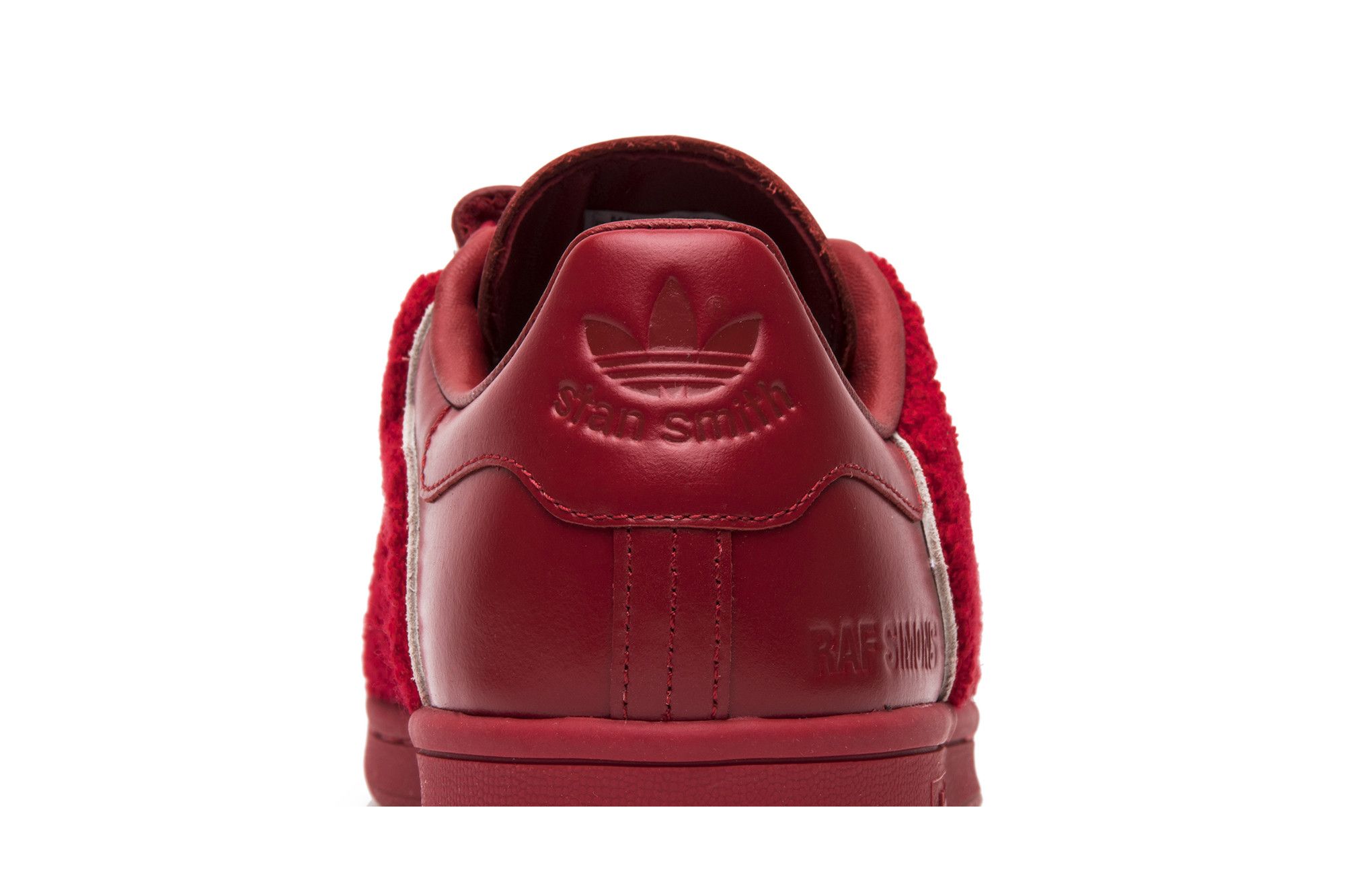 Size 4.0 Raf Simons x Stan Smith Comfort Badge Power Red