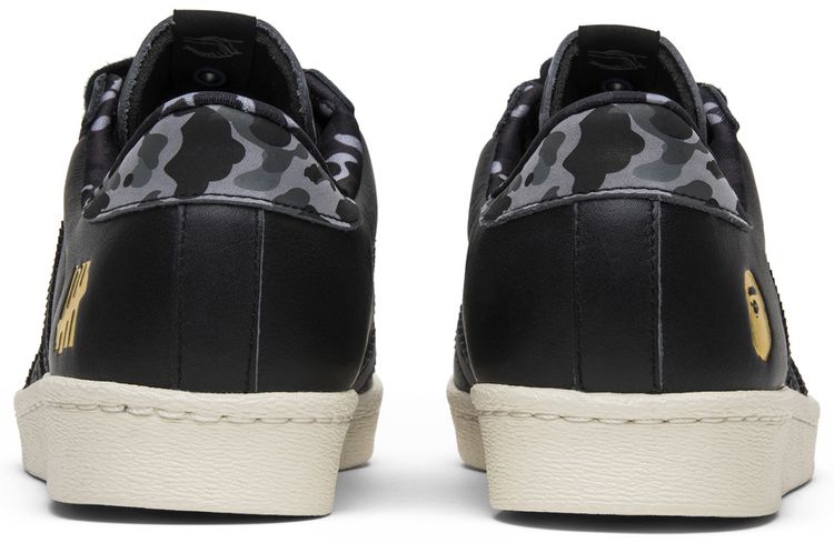 Undefeated x A Bathing Ape x Superstars 80v Black