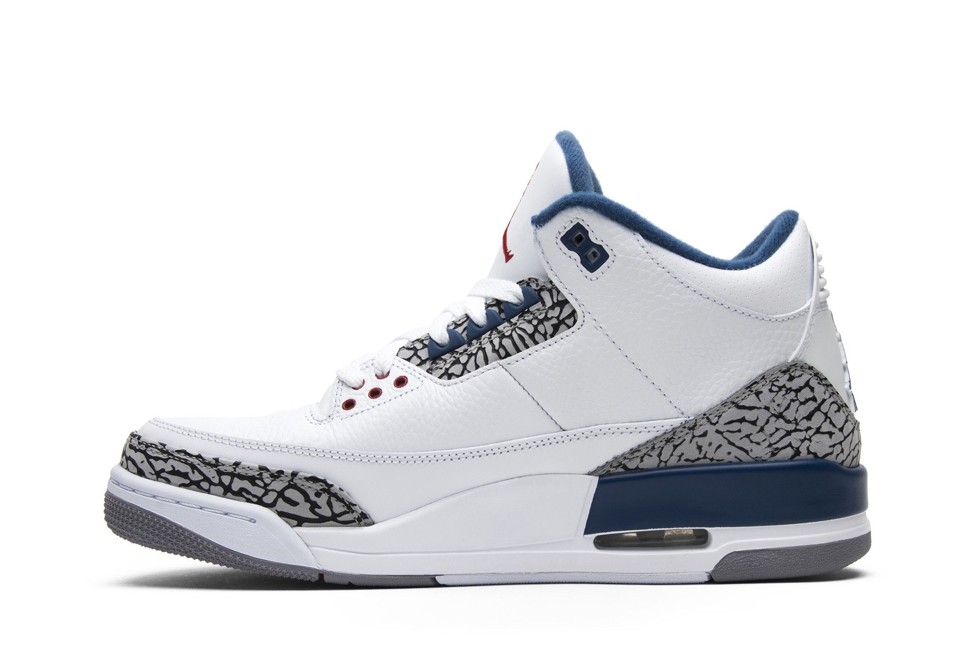 Jordan 3 red white blue discount