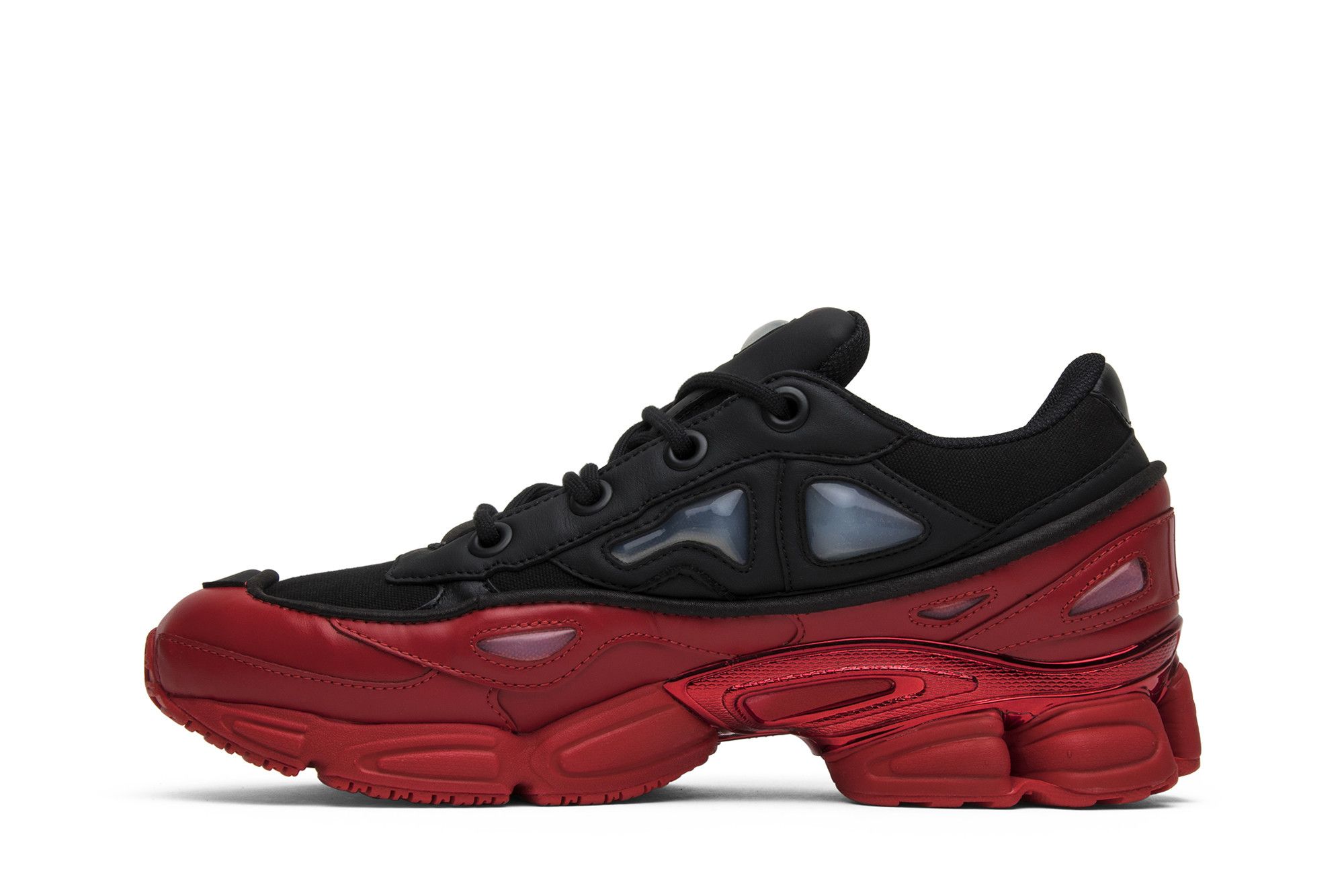 Buy Raf Simons x Ozweego 3 Core Black Scarlet DA8775 GOAT