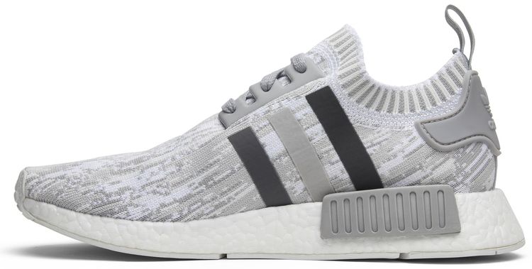 Adidas Wmns NMD R1 Primeknit Grey Glitch Camo