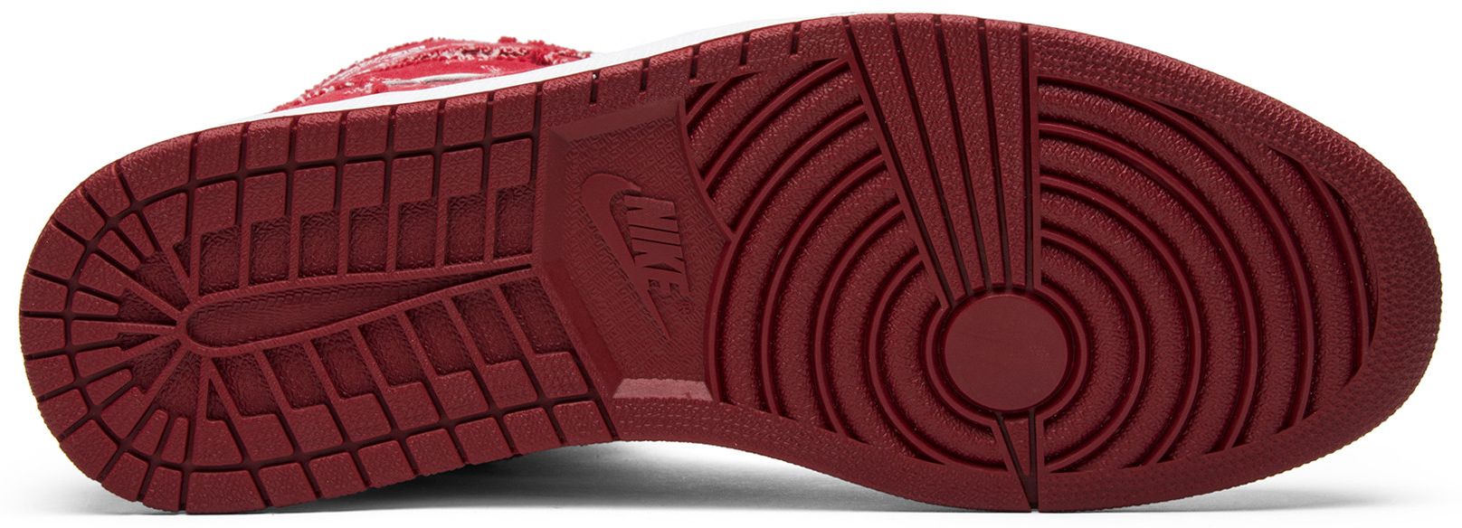 supreme louis vuitton red ribbon jordan 1