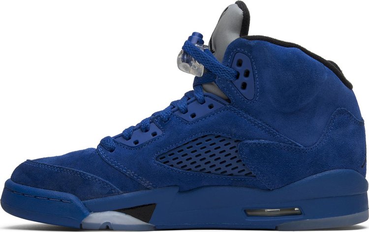 Air Jordan 5 Retro GS Blue Suede