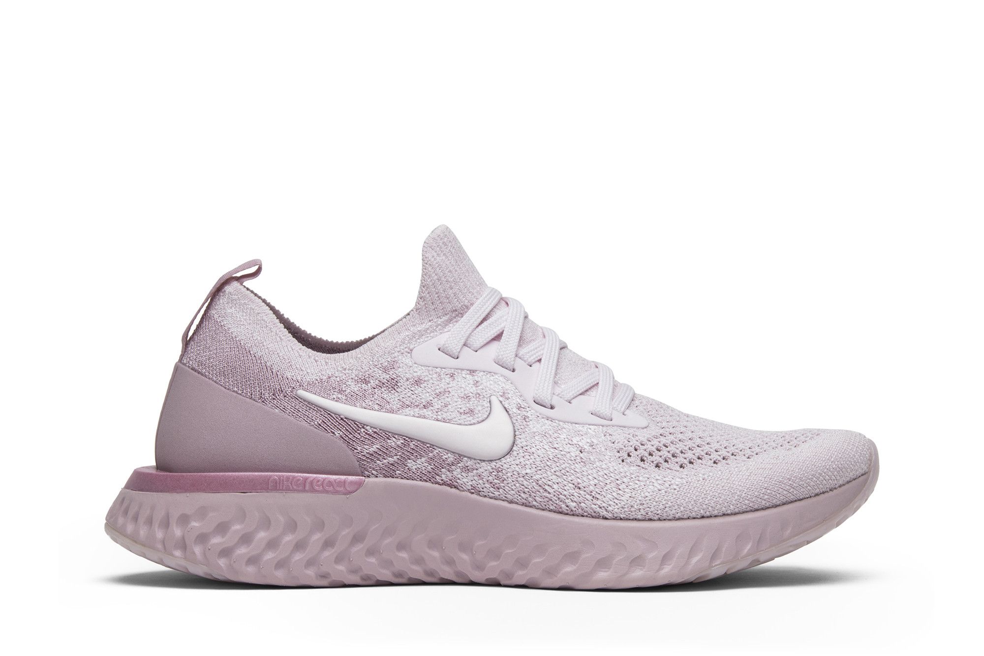 nike react flyknit pearl pink