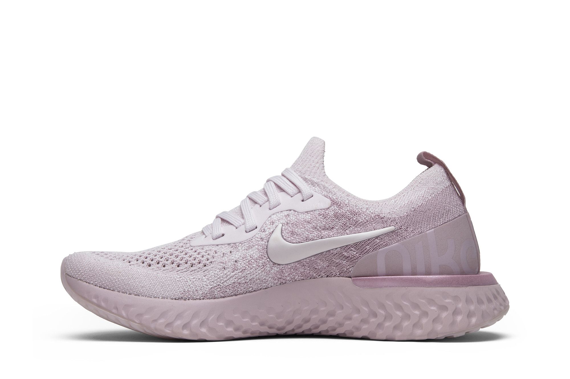 nike epic react flyknit 2 rose gold & barely rose