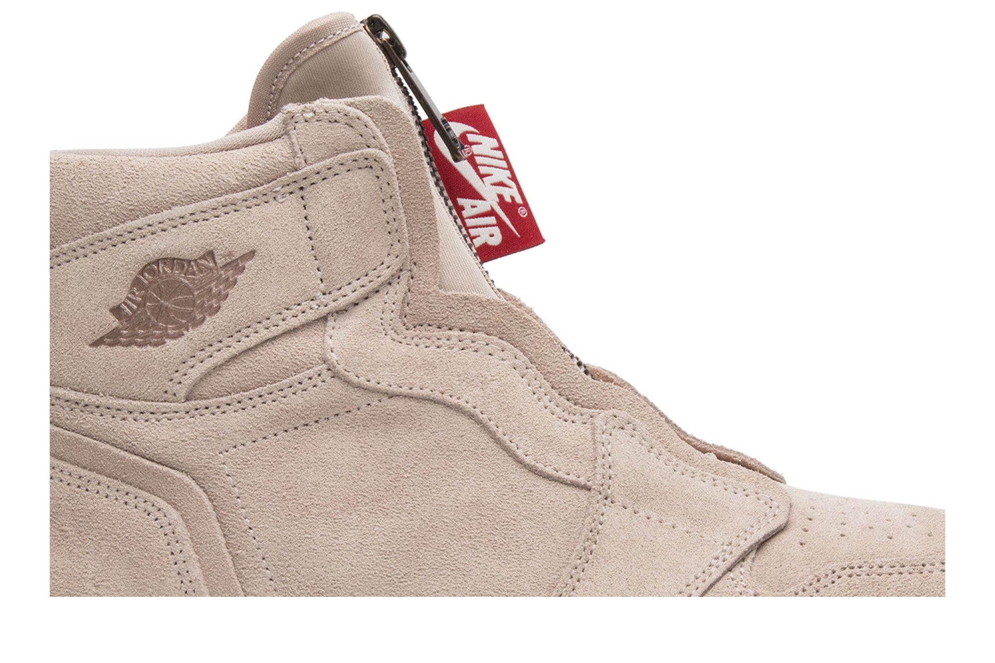 Size 5.0 Wmns Air Jordan 1 High Zip Partical Beige
