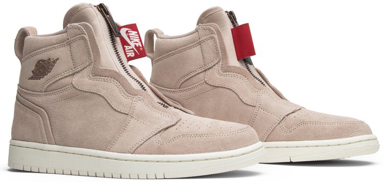 Wmns Air Jordan 1 High Zip Partical Beige