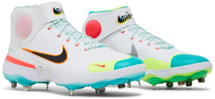 Alpha Huarache Elite 3 Mid White Turbo Green