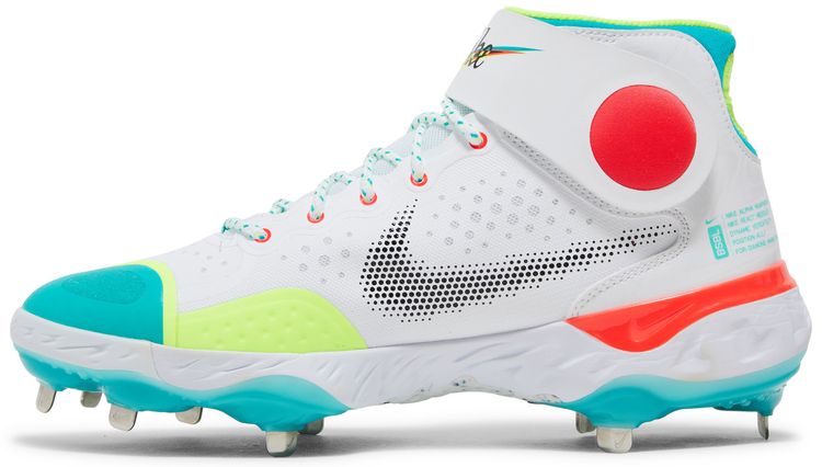 Alpha Huarache Elite 3 Mid White Turbo Green