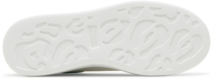 Alexander McQueen Oversized Sneaker Chrome Green Crocodile