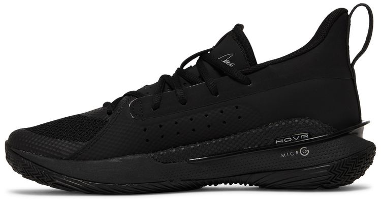Curry 7 Team Black Metallic Silver