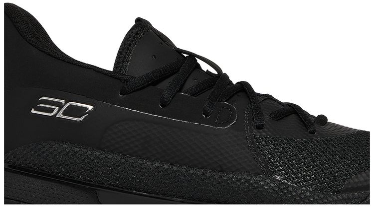 Curry 7 Team Black Metallic Silver