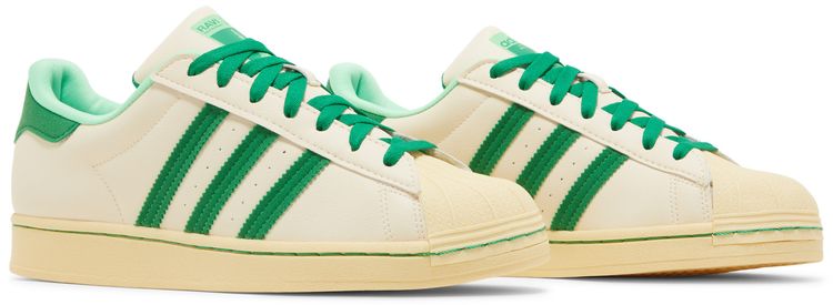 Ravi Restaurant x adidas Superstar Ecru Tint Green